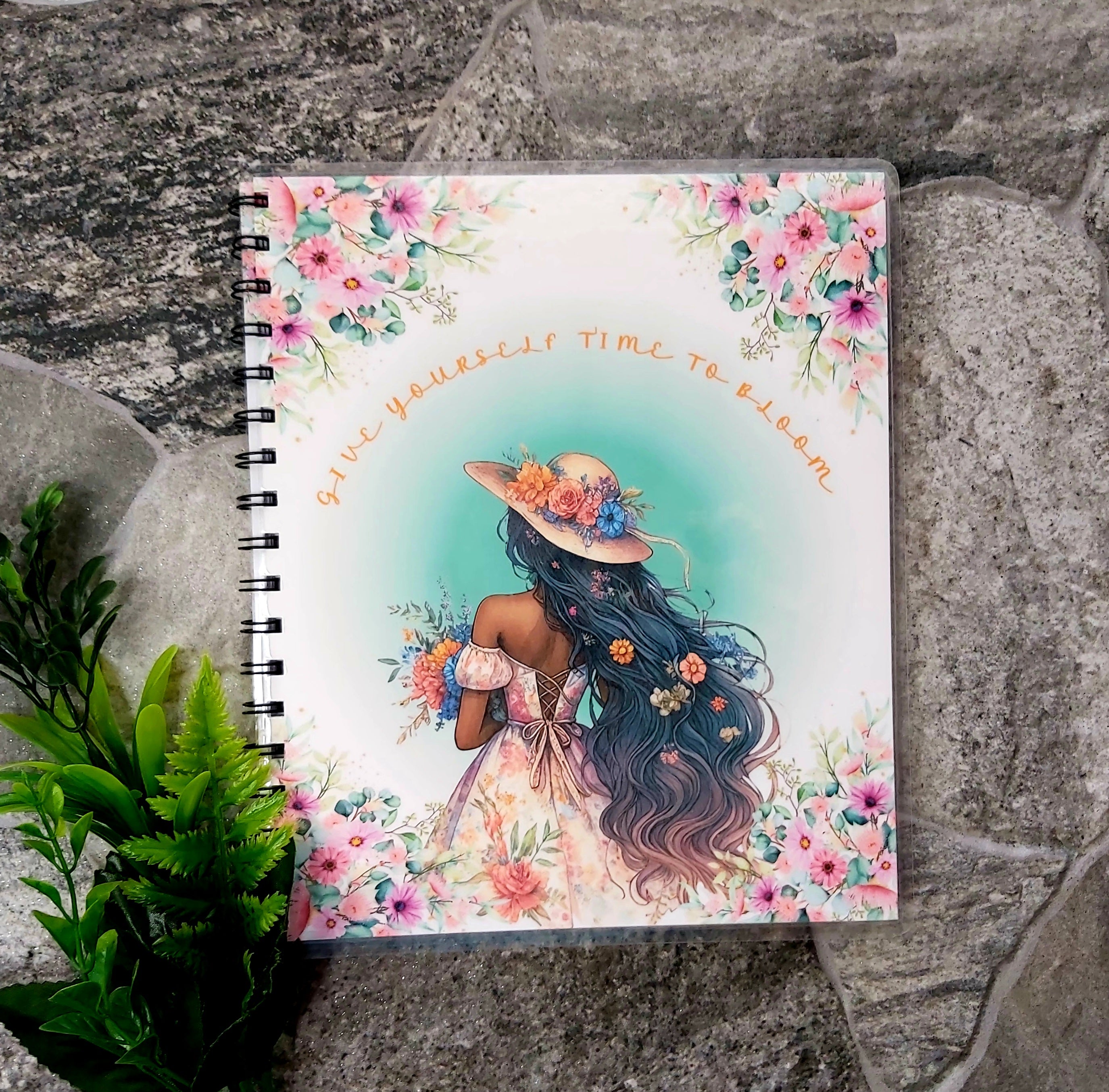 Give Yourself Time to Bloom Notebook