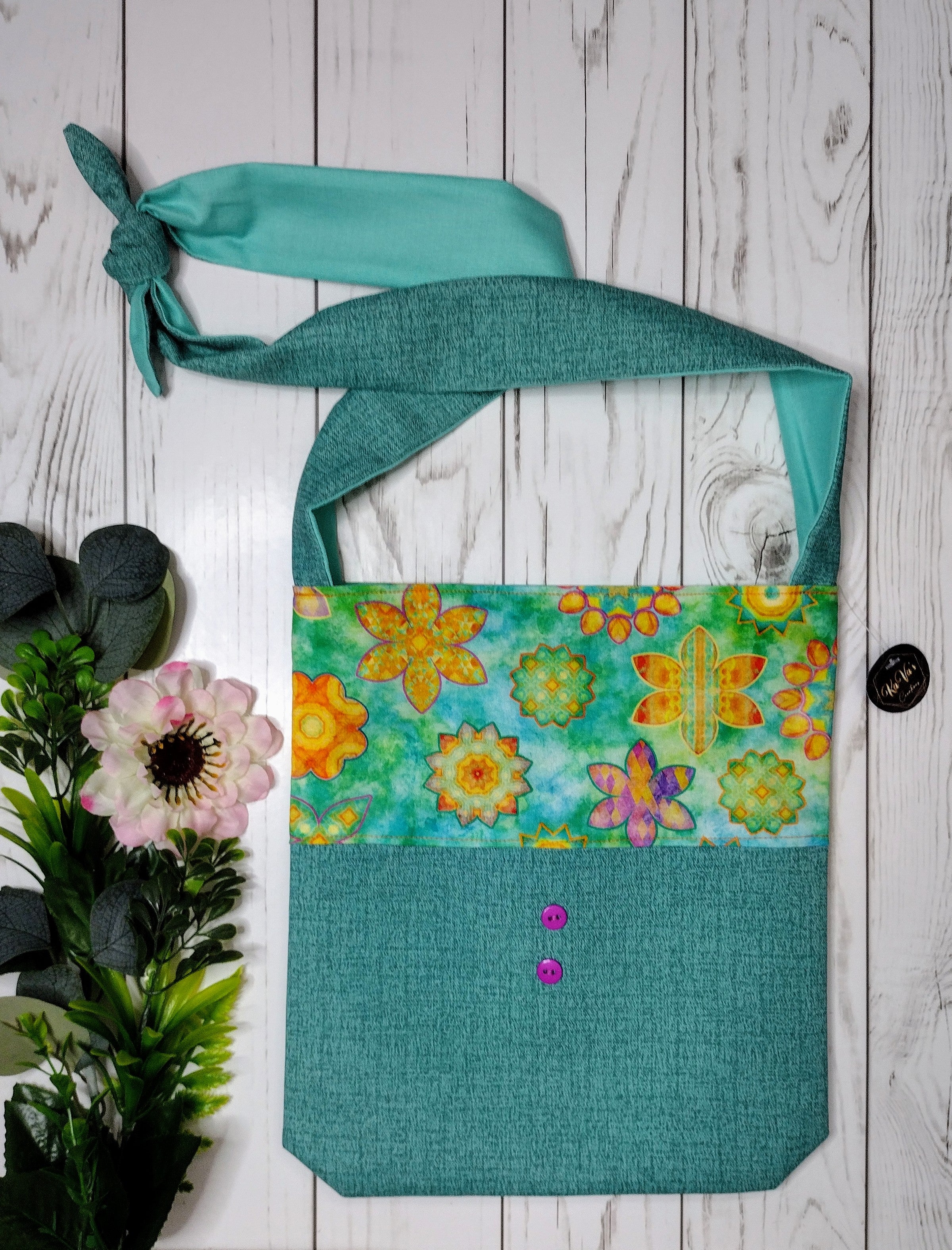 Colorful Handmade Tote Bag