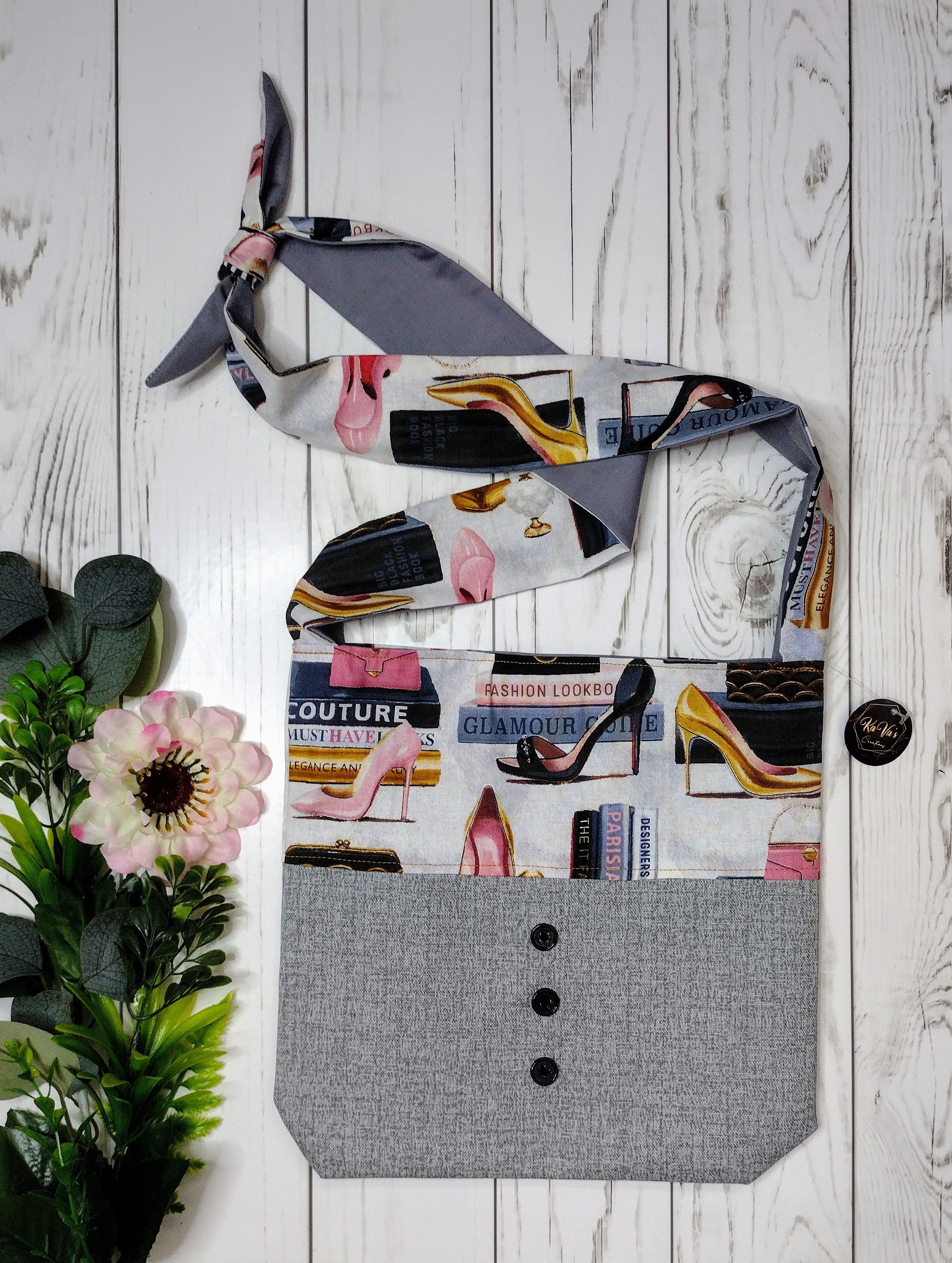 Glamorous Chic Handmade Tote Bag